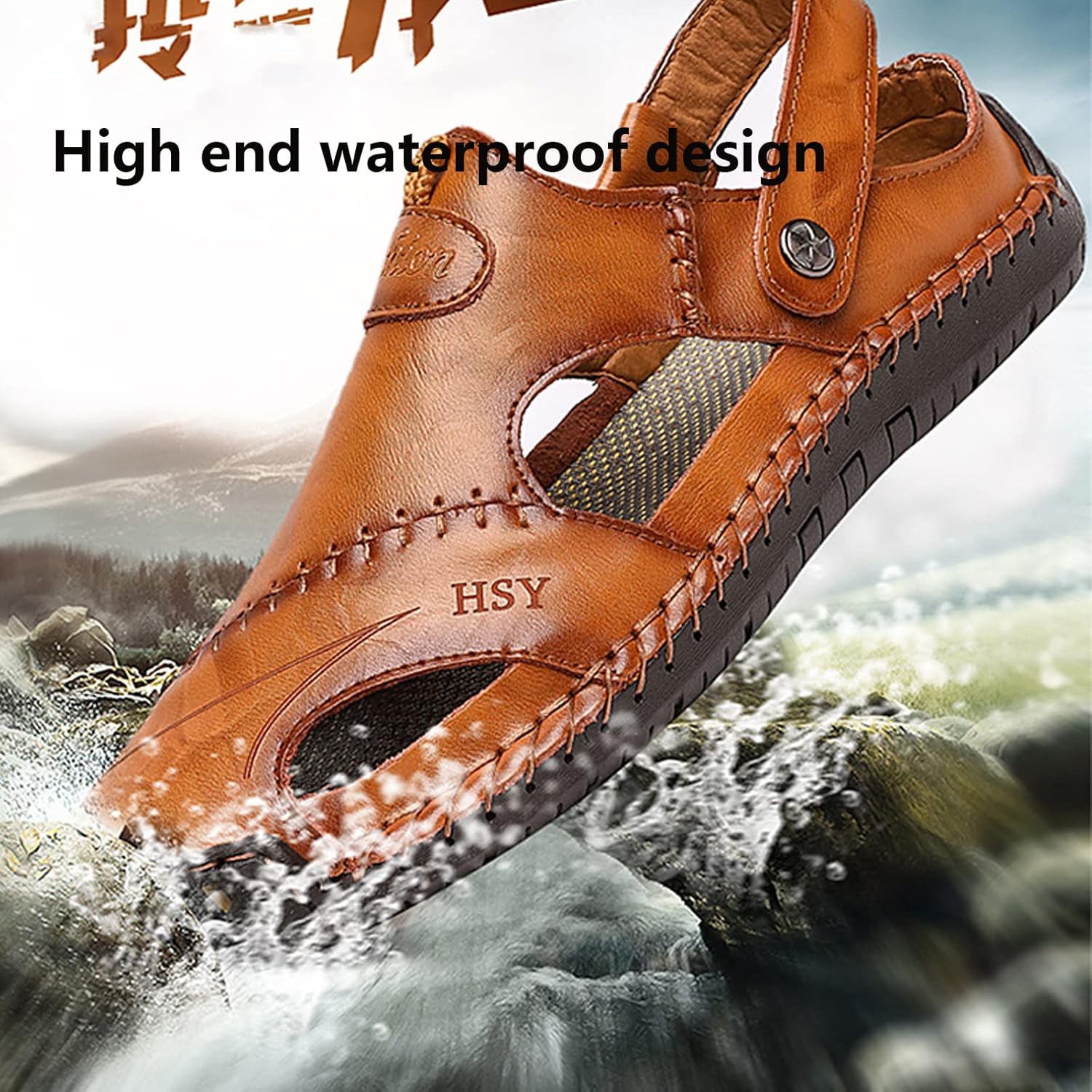 

Мужские дышащие сандалии FETNHU из мягкой кожи большого размера, сандалии Arkget Shoes для мужчин, легкие летние сандалии для мужчин, желтый