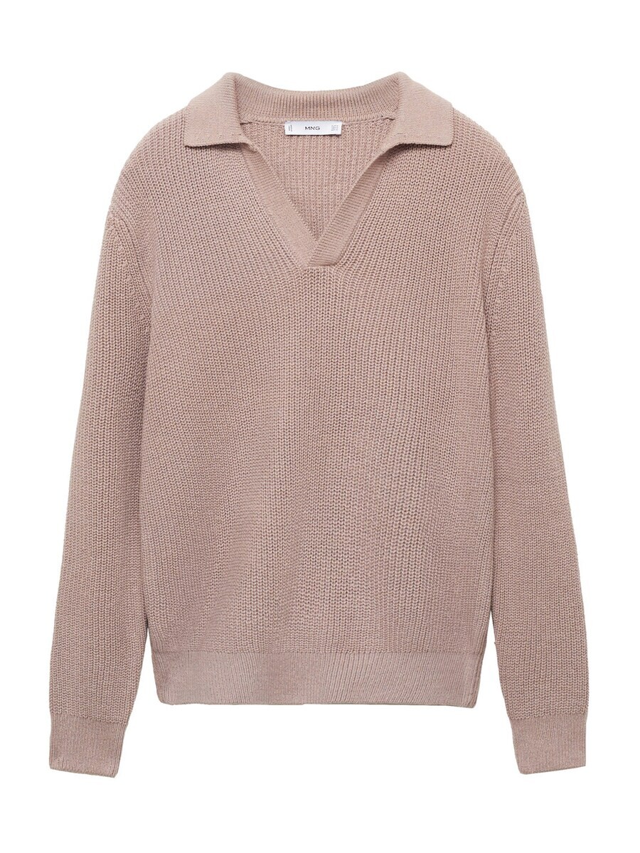 

Свитер с v-образным вырезом MANGO MAN Sweater COVAS, цвет mauve