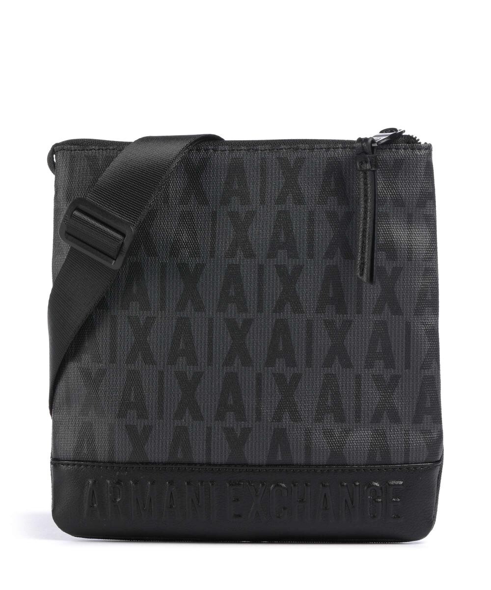 

Сумка через плечо хлопок, полиуретан. Armani Exchange, черный