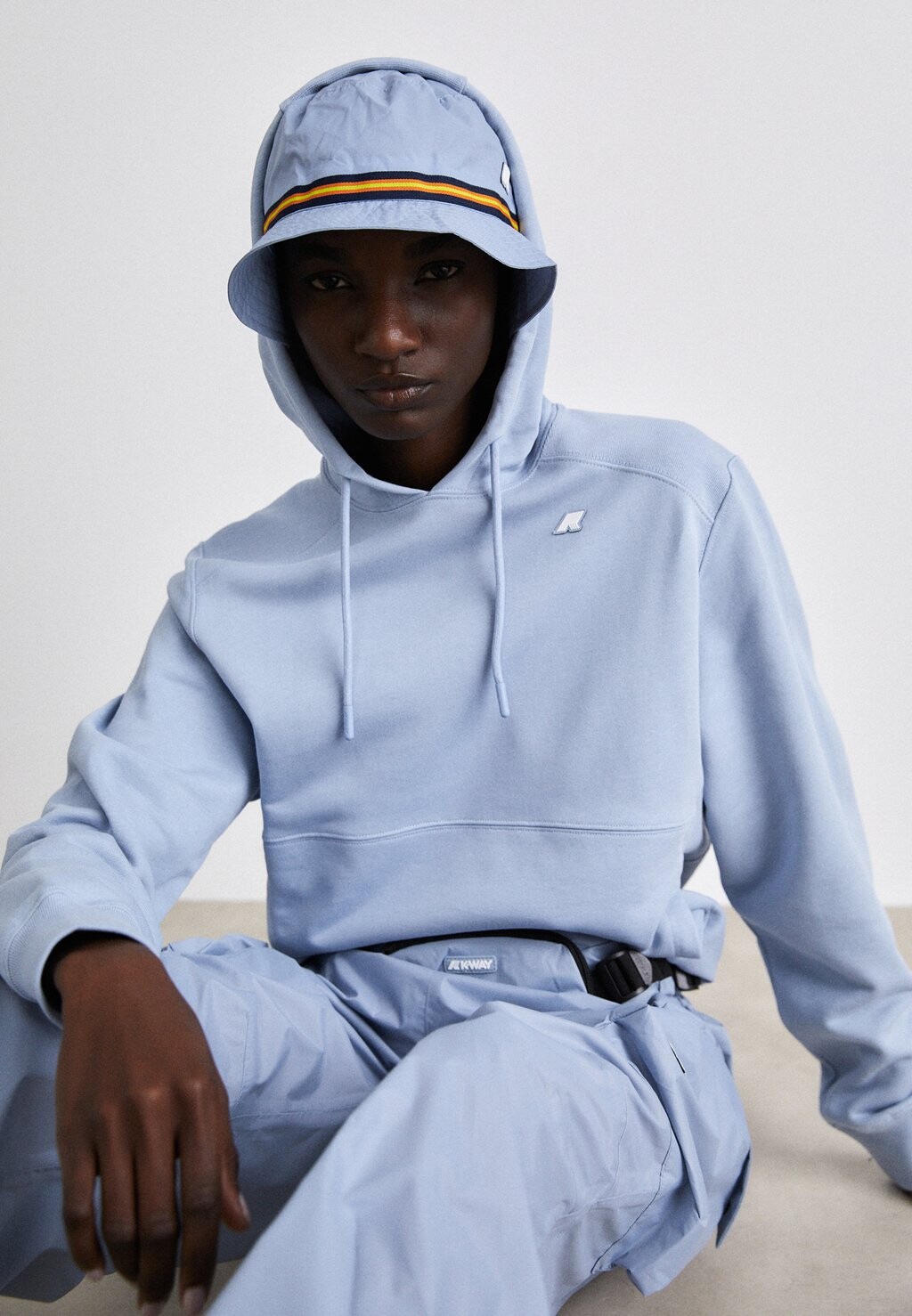 

Толстовка с капюшоном FRANCIS EXCLUSIVE UNISEX K-Way, синий