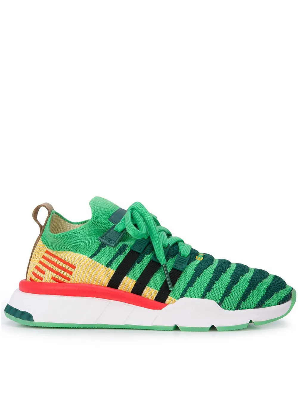 

Кроссовки Dragonball Z EQT Support Mid ADV Primeknit adidas, зеленый