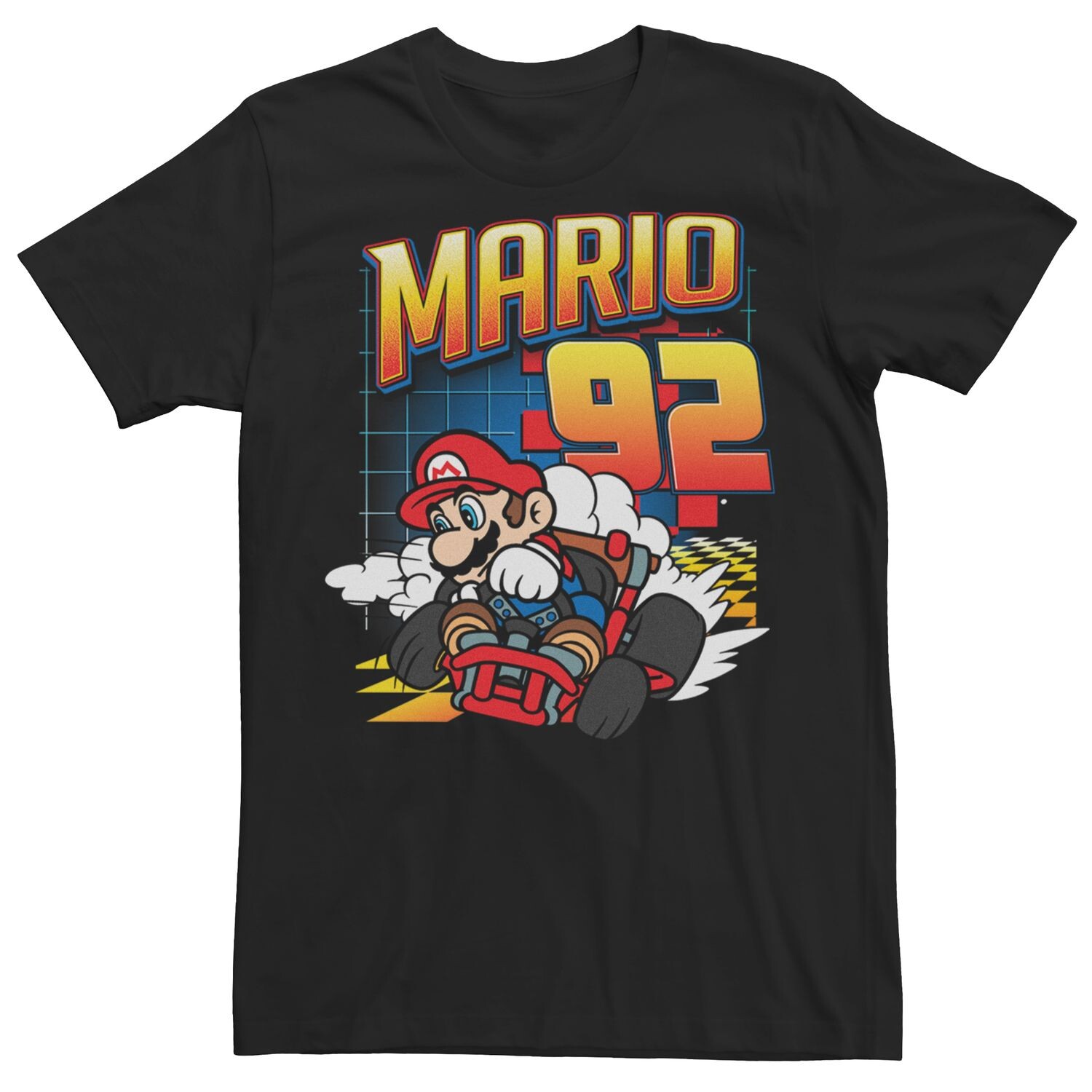 

Мужская футболка Mario Kart Race 92 Licensed Character