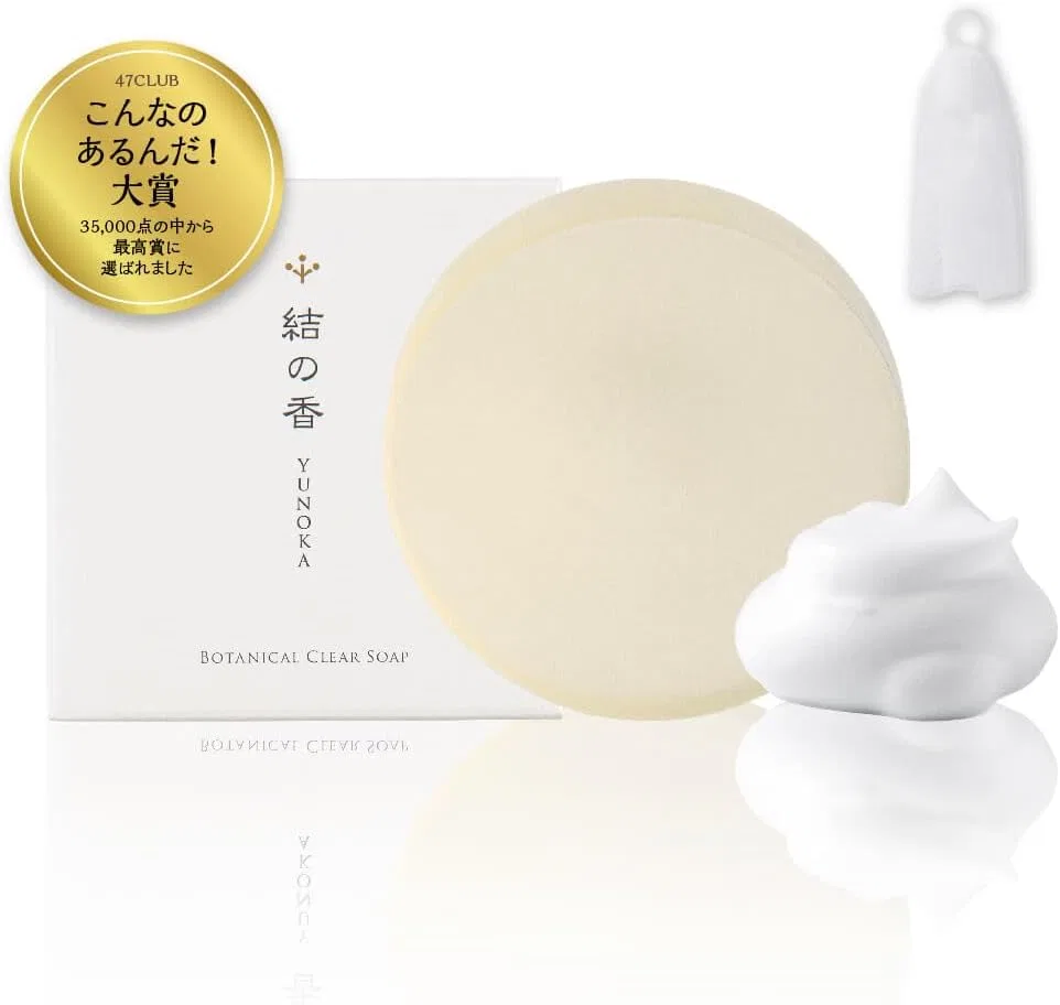 Мыло для лица Botanic Clear Mitsumata Musubi no Ka, 3 шт.