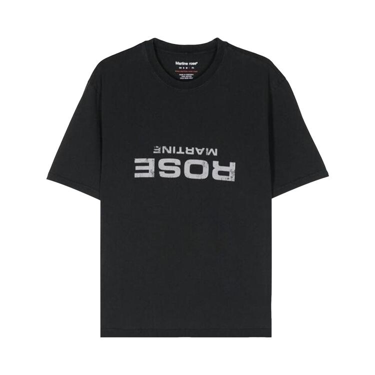 

Футболка Martine Rose Classic T-Shirt Black Washed, черный