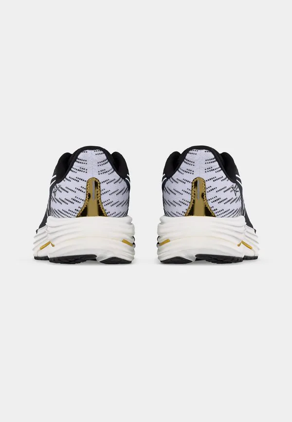 Кроссовки для бега по шоссе wave rider 29 Mizuno, Black/White/Gold-Coloured — фото 4