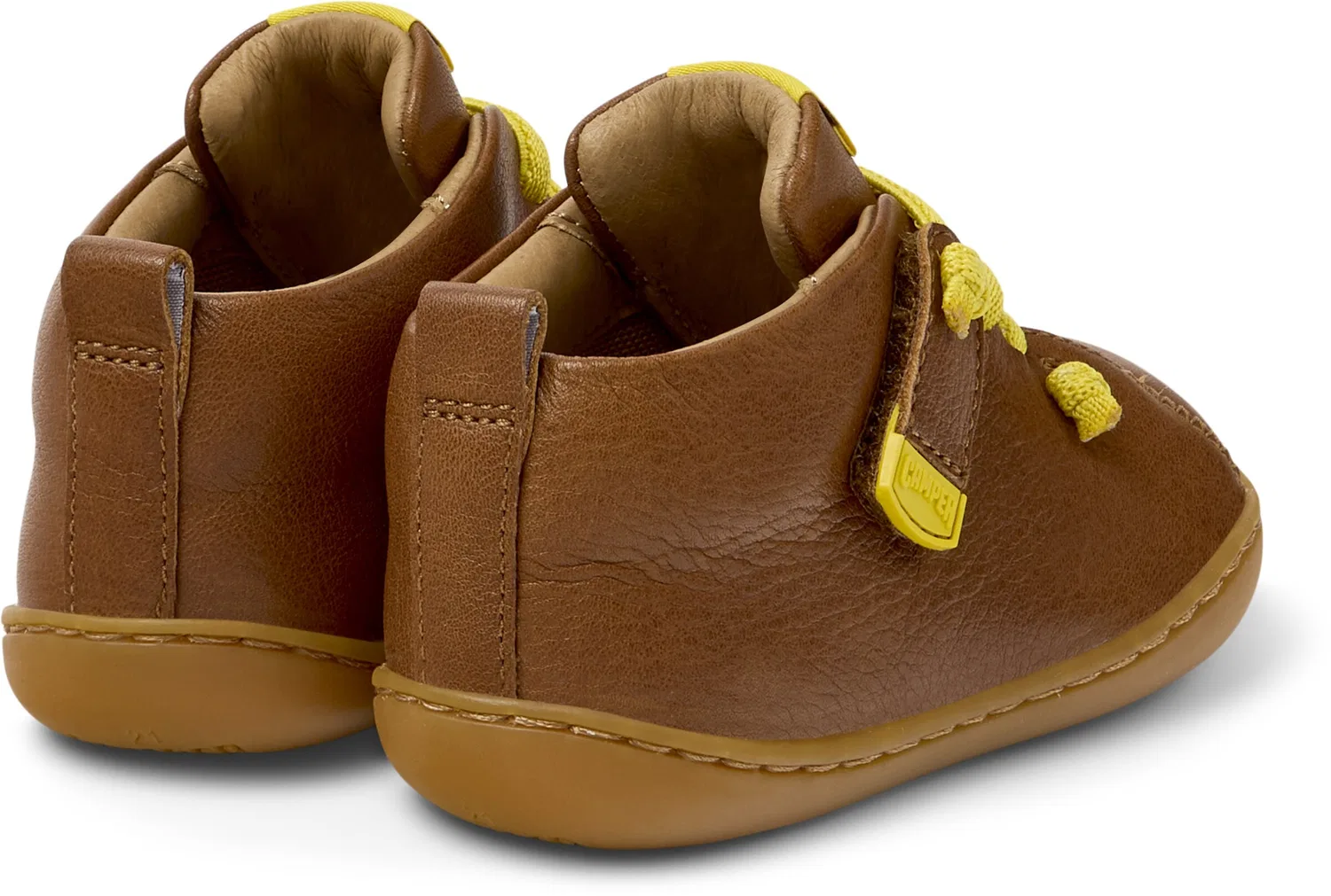 Ботинки Camper First-Step Peu Cami, кожаные, коричневые — фото 4