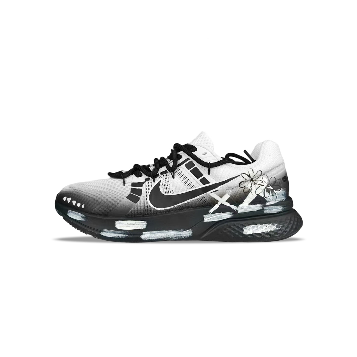 

Nike Кроссовки Run Swift 2 Low Top мужские, черно-белые