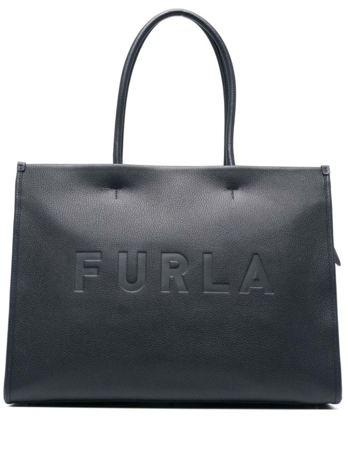 

Furla сумка-тоут с тисненым логотипом, синий