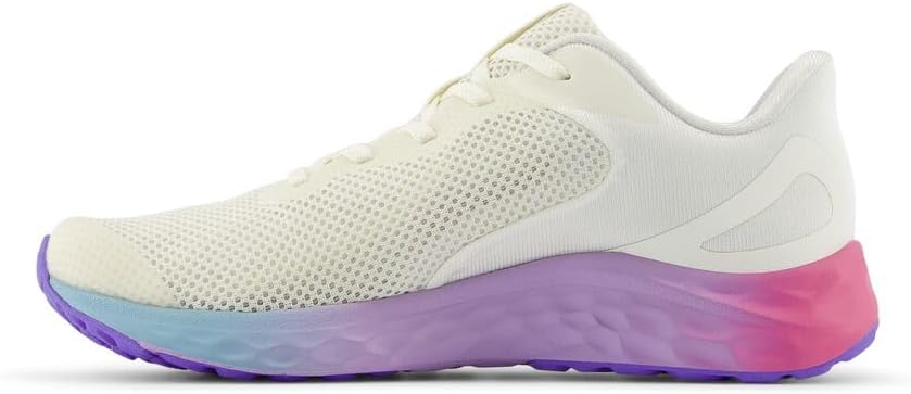 Кроссовки New Balance Unisex-Child Fresh Foam Arishi V4 с шнуровкой, розовый/серый/сиреневый — фото 2