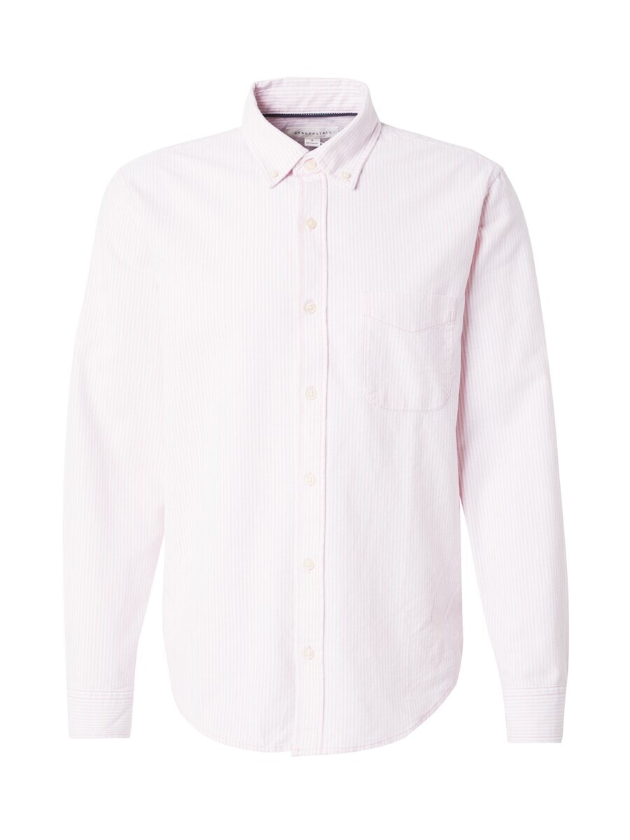 

Повседневная рубашка AÉROPOSTALE Regular fit Button Up Shirt, розовый