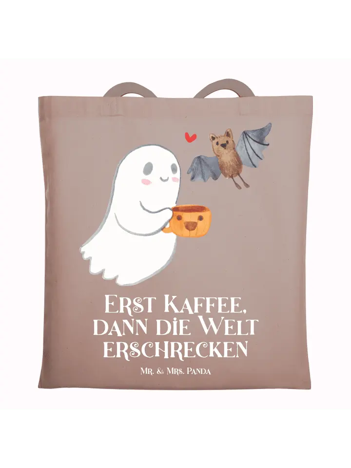 

Сумка для переноски Mr & Mrs Panda Gespenst Kaffee, пастельно-коричневый
