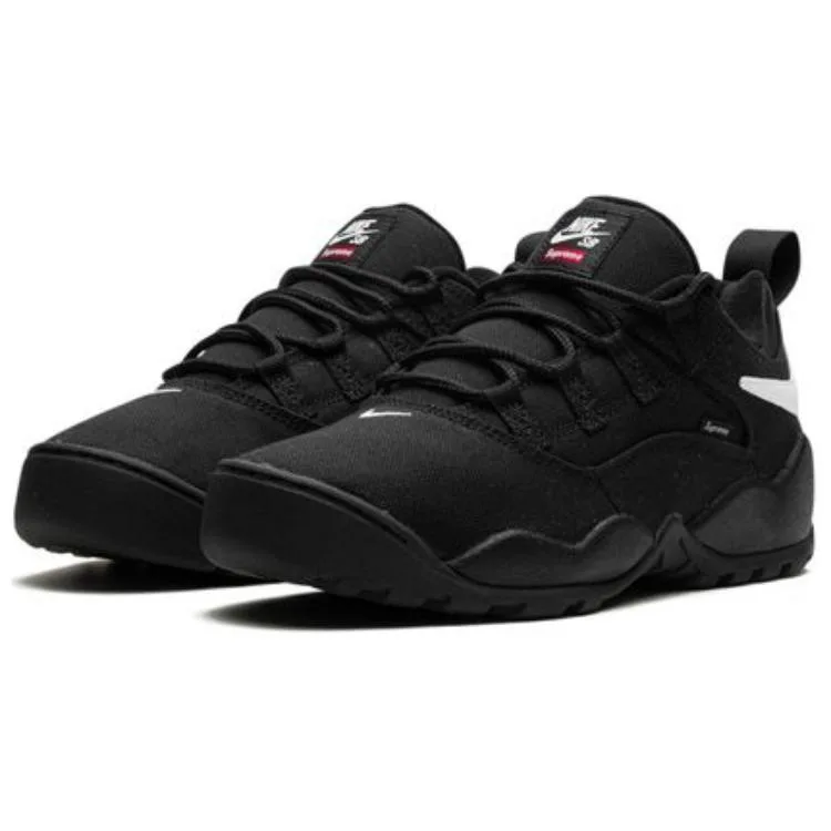 Nike Кроссовки Supreme SB Darwin Low "Black" — фото 4