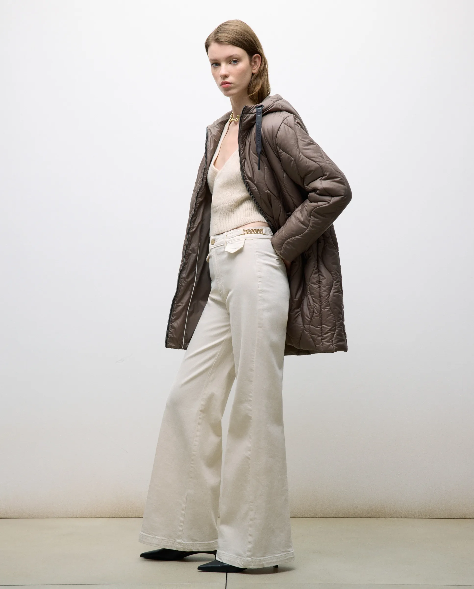 

Женская утепленная куртка с капюшоном Tintoretto, бронзовый, Золотой, Женская утепленная куртка с капюшоном Tintoretto, бронзовый