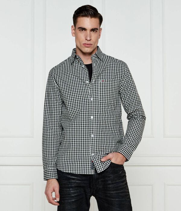 

Рубашка Regular fit Tommy Jeans, серый