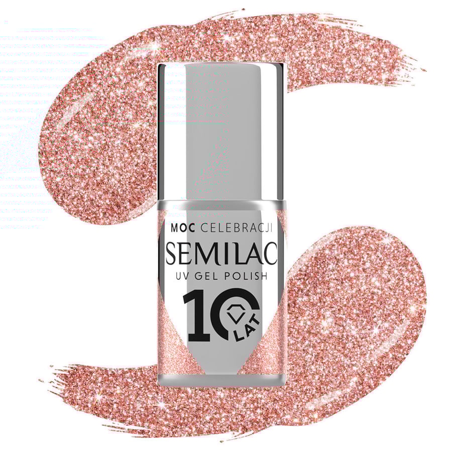 

Гибридный лак для ногтей SEMILAC 458 Sparkling Rose 7 мл, ограниченный выпуск