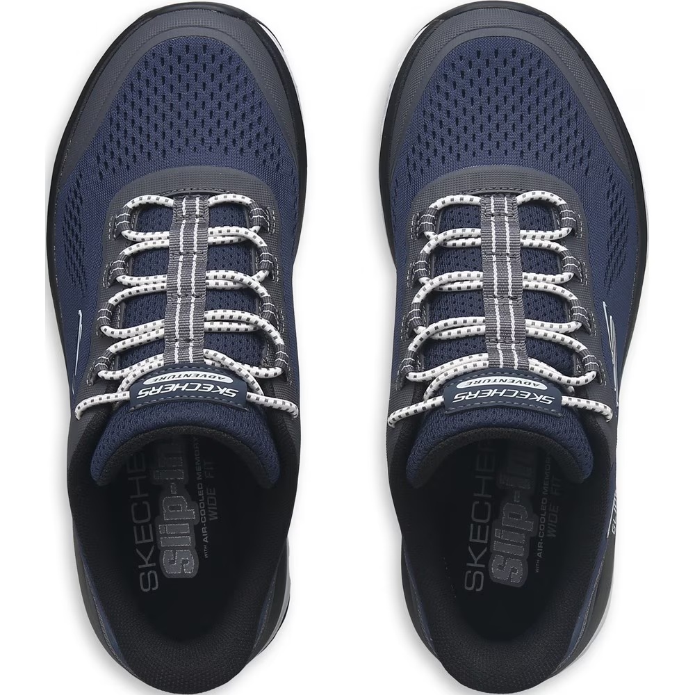 Кроссовки на широкой подошве Slip-Ins glide-step от Skechers, navy/black/white — фото 4