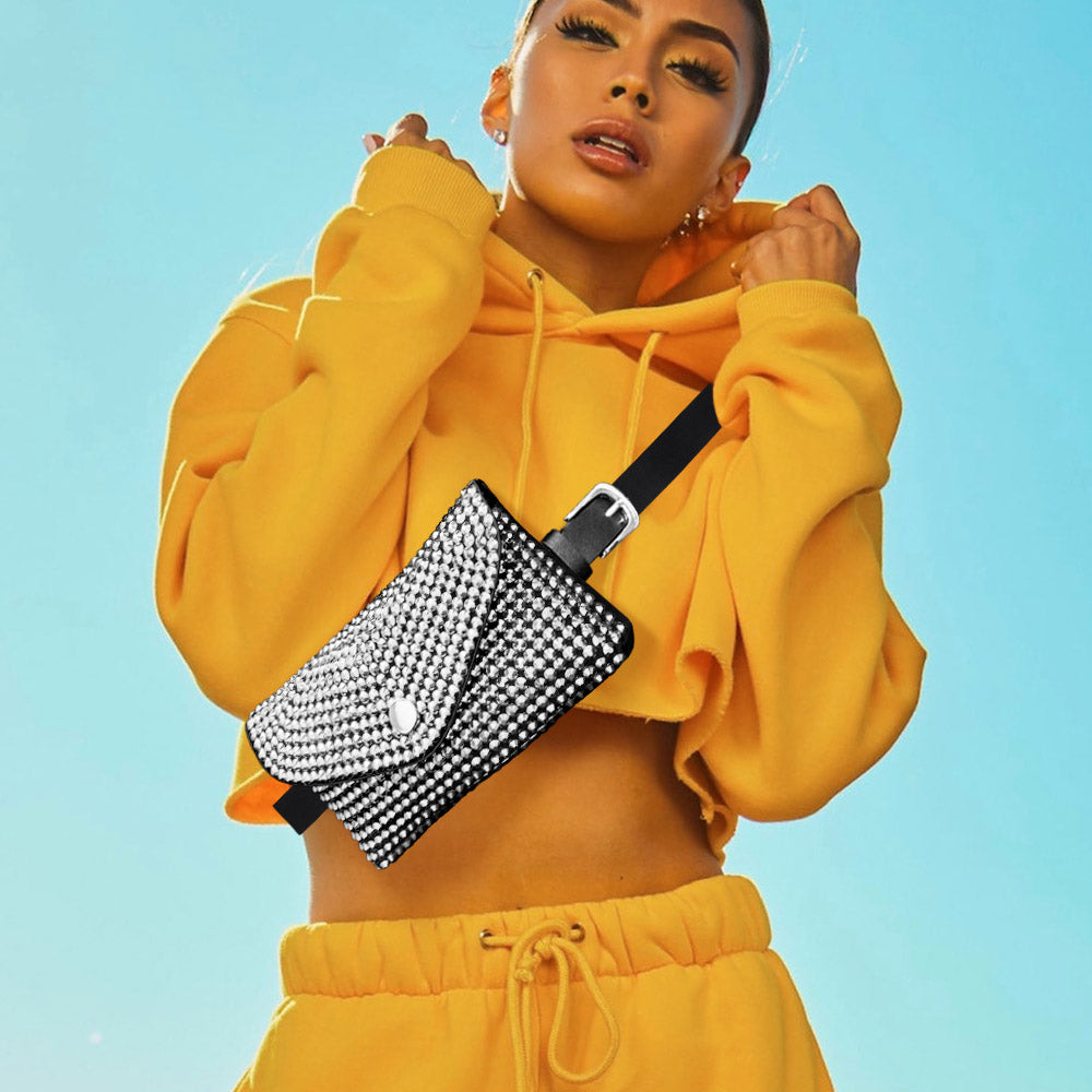 

Блестящая сумка-конверт через плечо FASHNZFAB, серебряный