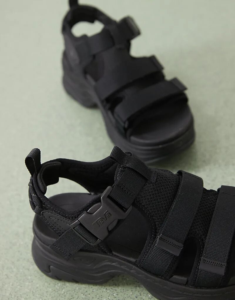 Teva Сандалии Hurricane Ampsole Galla черного цвета — фото 3
