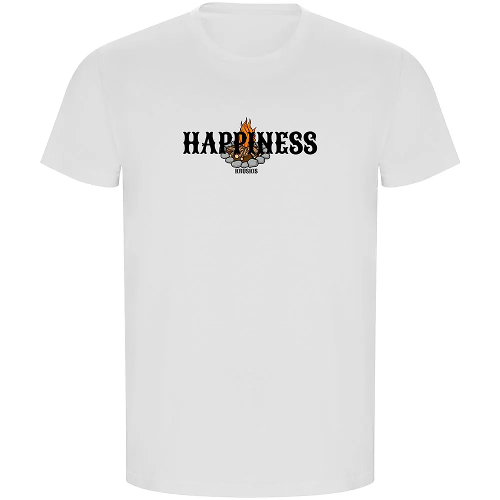 

Футболка с коротким рукавом Kruskis Campfire Happiness ECO, белый