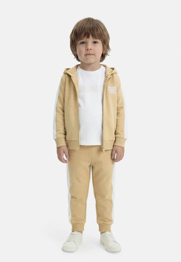 Футболка с принтом для новорожденных Boss Kidswear, Stone