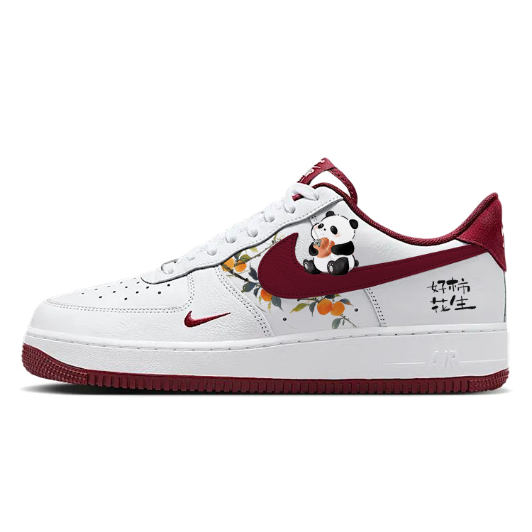 

Nike Кроссовки Air Force 1 с низким верхом для скейтборда, противоскользящие, белые, мужские