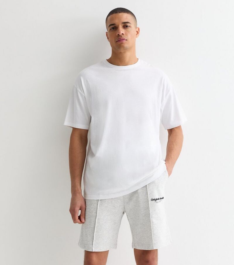 

Белые спортивные шорты с логотипом Jack & Jones Jack & Jones, белый