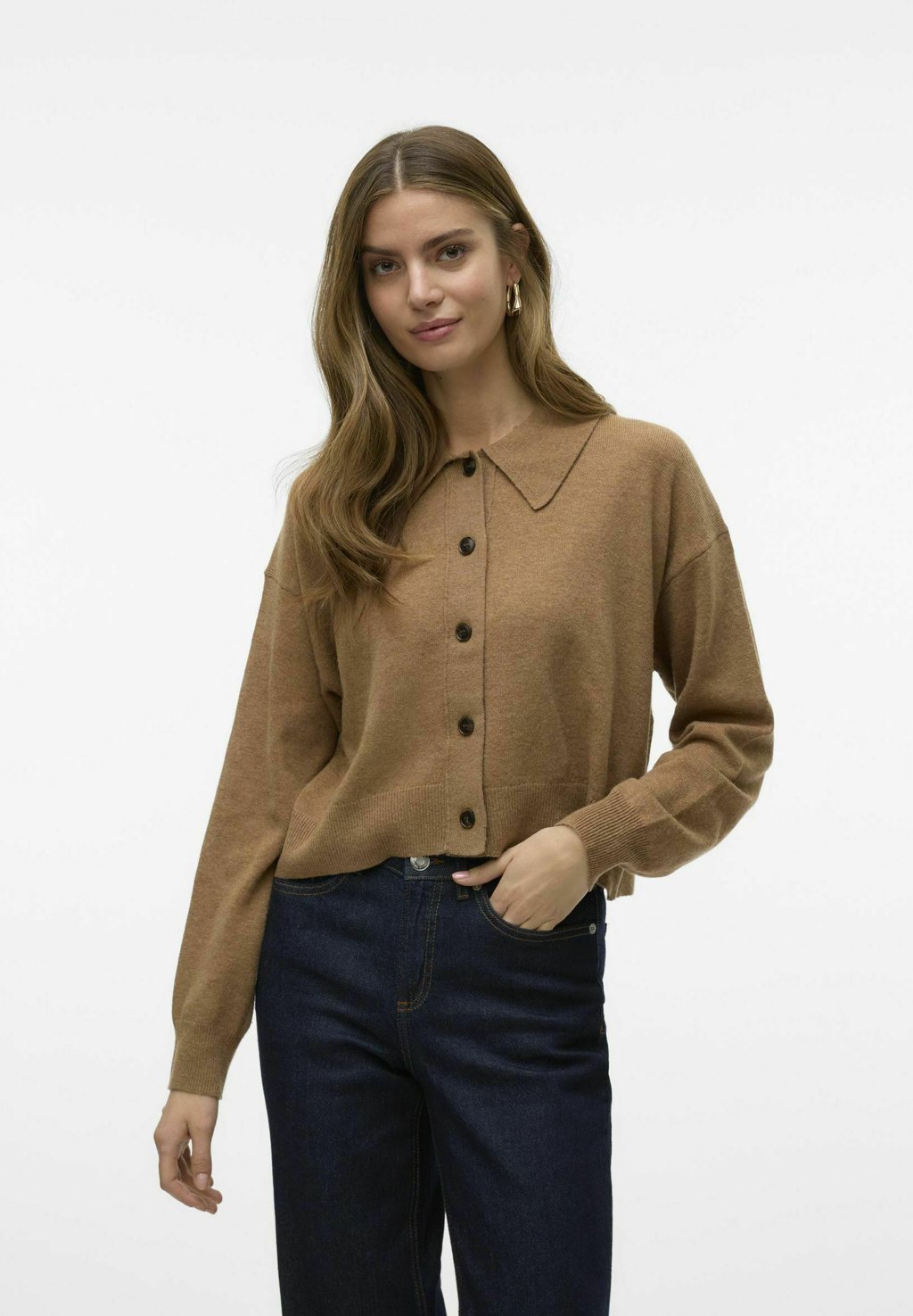 

Кардиган VMBLAIR Vero Moda, бежевый