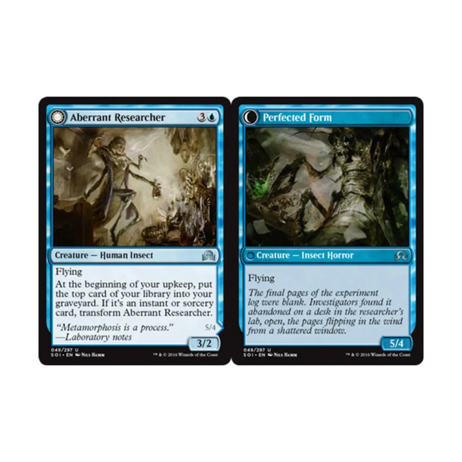 

CCG Аберрантный исследователь // Совершенная форма (U), MTG - Shadows Over Innistrad