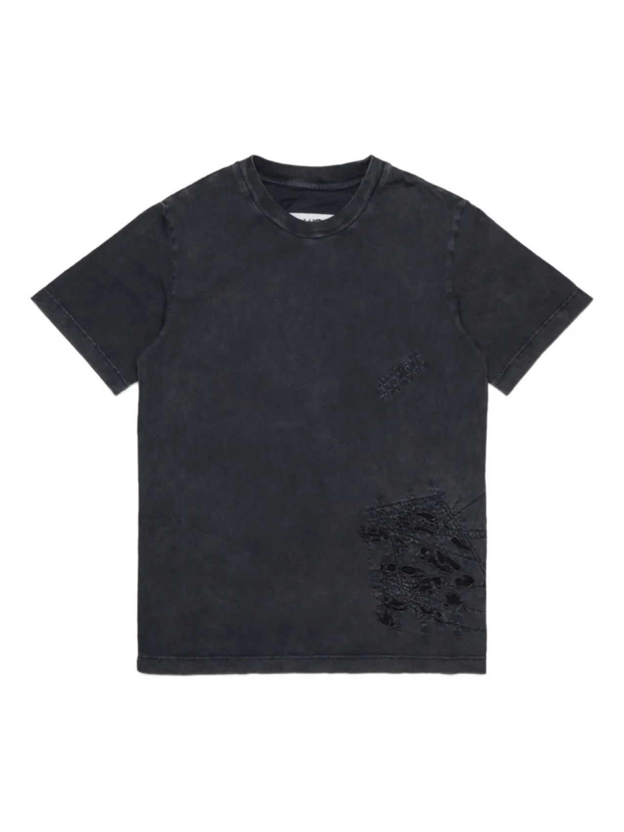 

MM6 Maison Margiela Kids базовая футболка, серый