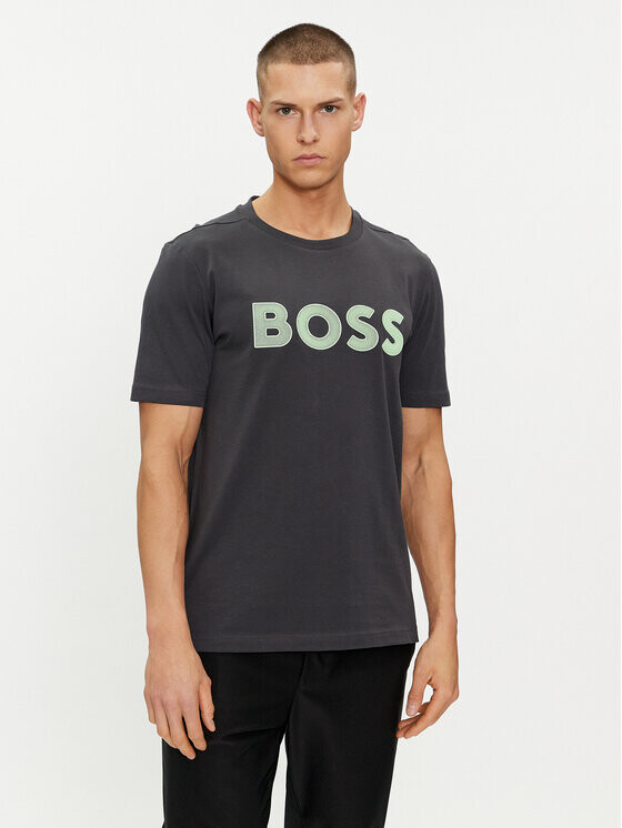 

Футболка стандартного кроя Boss, серый