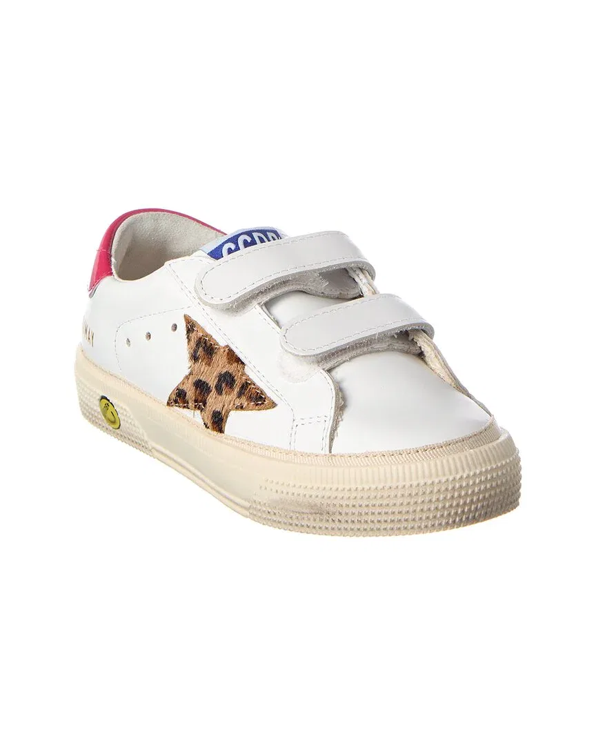 Кожаные кроссовки Golden Goose May School