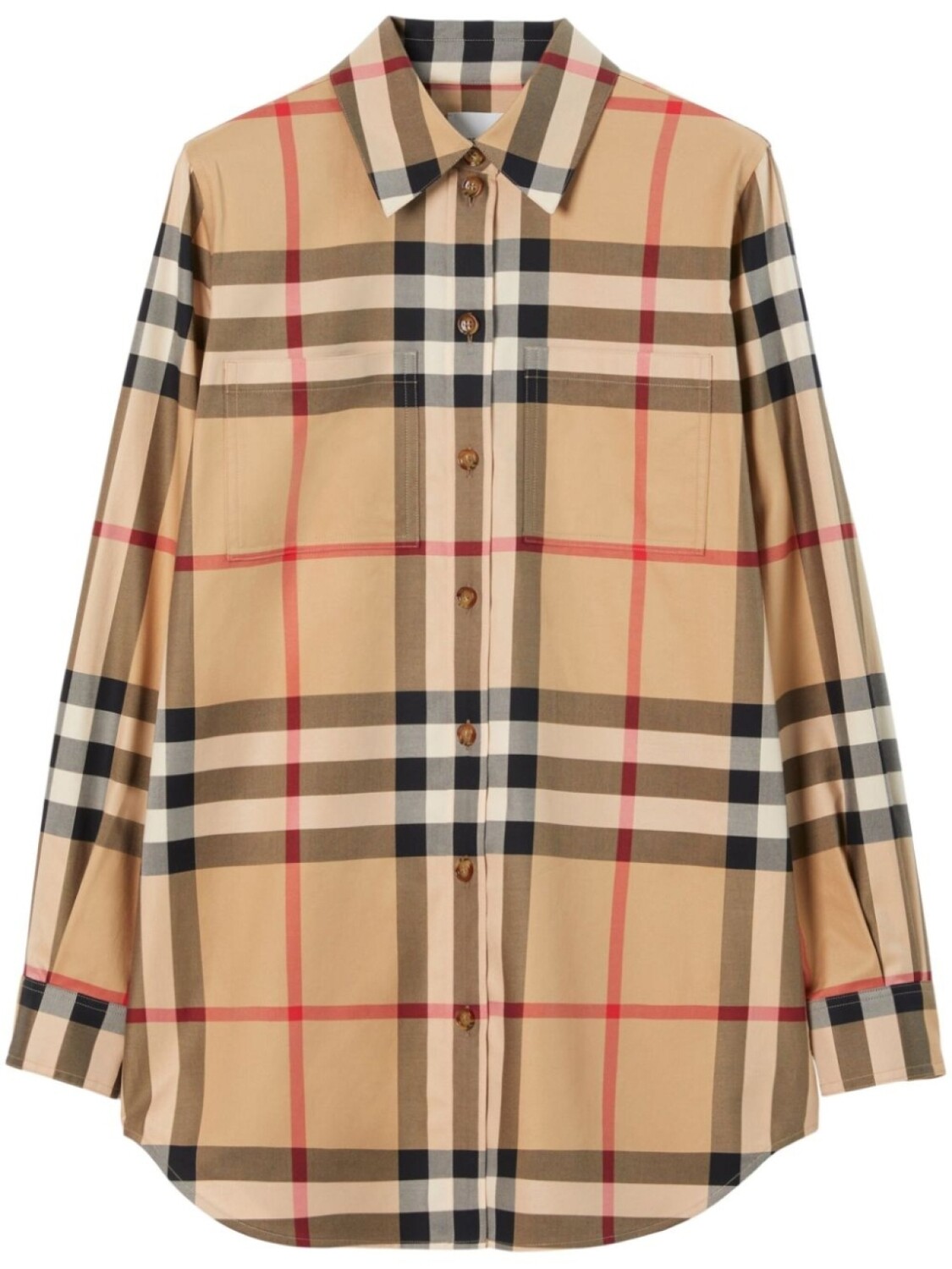 

Burberry рубашка в клетку Vintage Check, нейтральный цвет