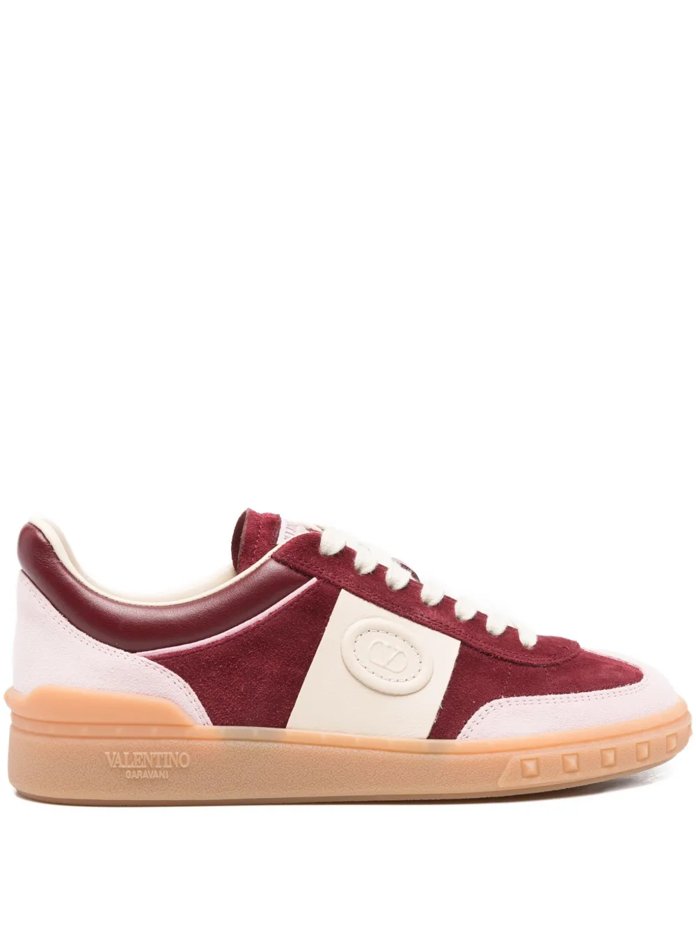 Кроссовки Upvillage с панелями VALENTINO GARAVANI, красный