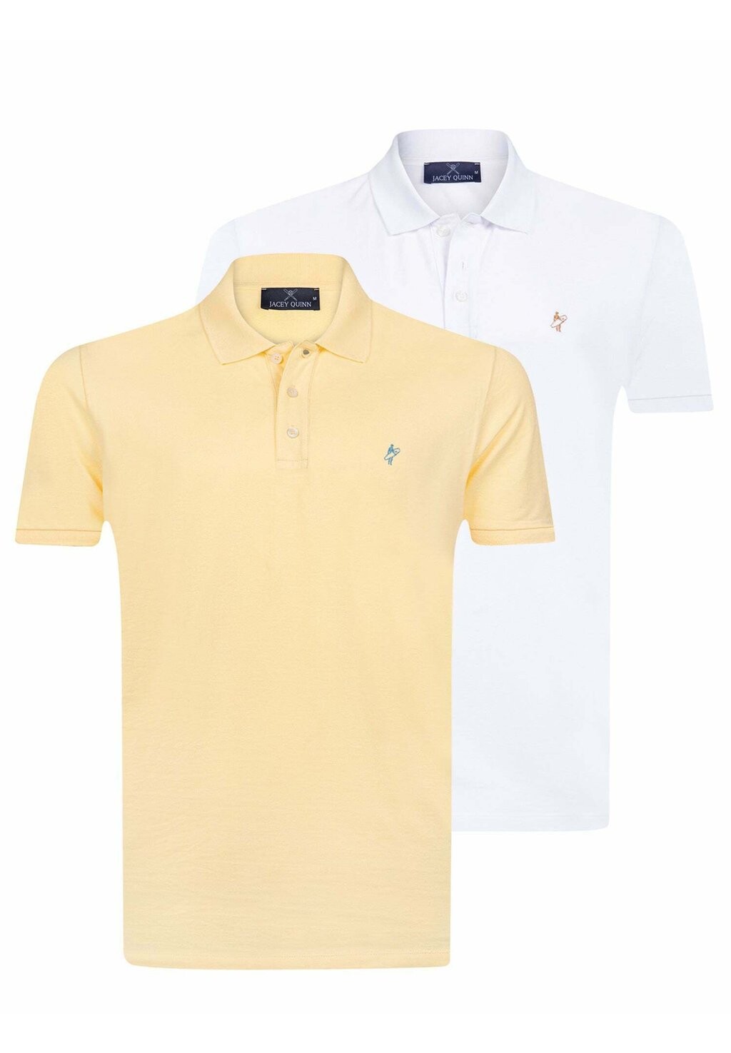 

Рубашка-поло 2PACK SHORT SLEEVE Jacey Quinn, цвет yellow/white