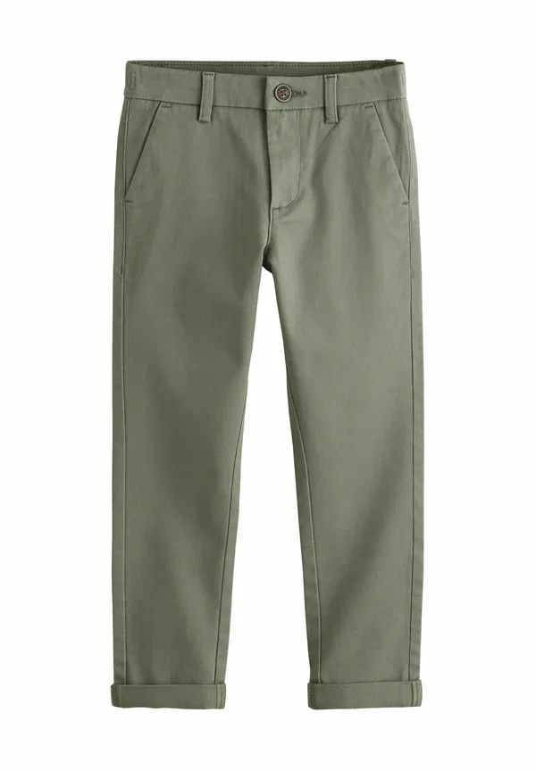 Брюки чинос Next, olive green, оливково-зеленый
