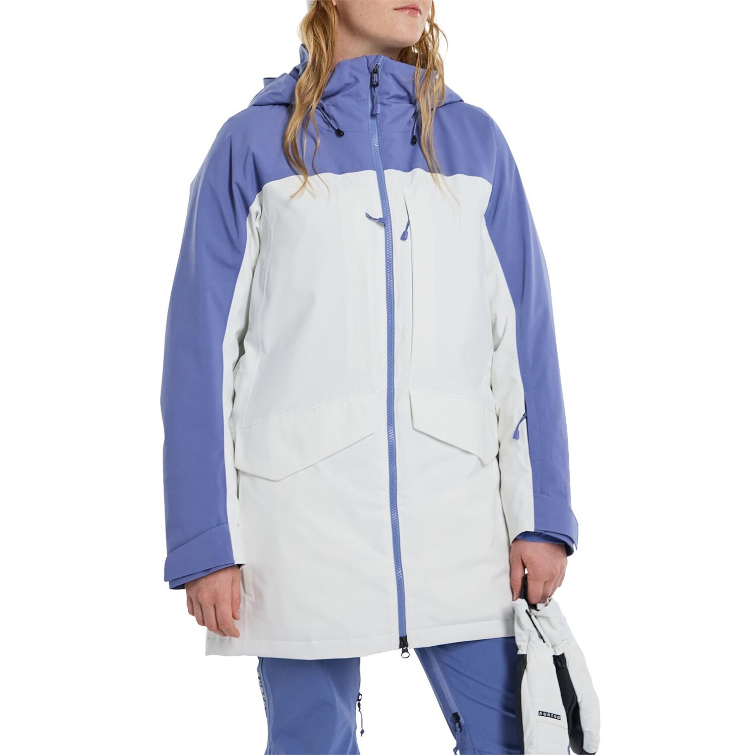 

Куртка Burton Prowess 2.0 2L, цвет Slate Blue/Stout White