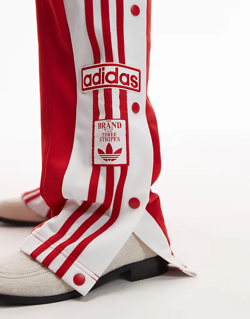 Спортивные брюки Adidas Originals Adibreak, красно-белый — фото 2