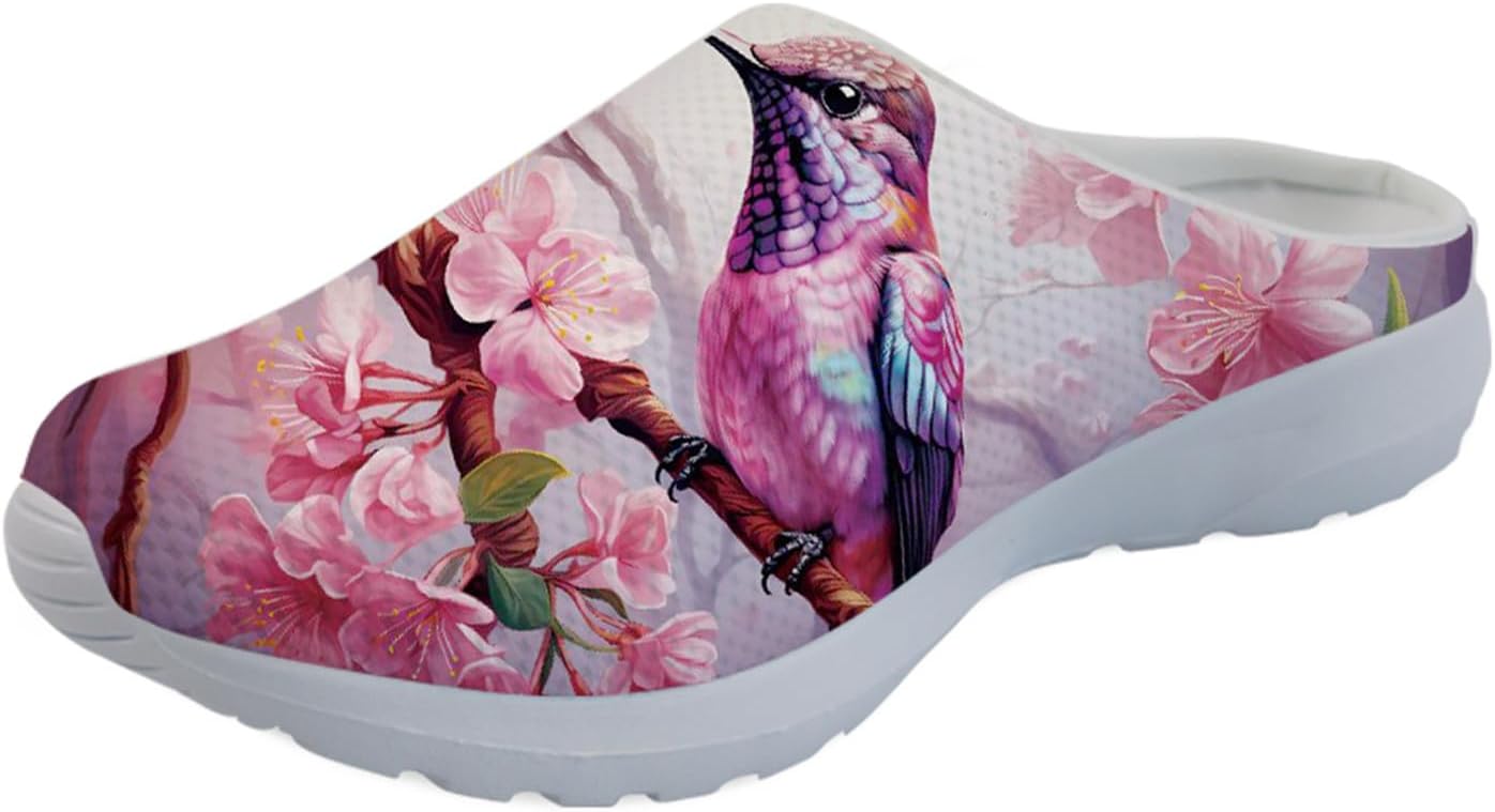 

GLENLCWE Милые мужские сабо с коровьим принтом, женские прогулочные мюли, кроссовки, сетчатые мягкие садовые сабо, легкая водная обувь, розовый