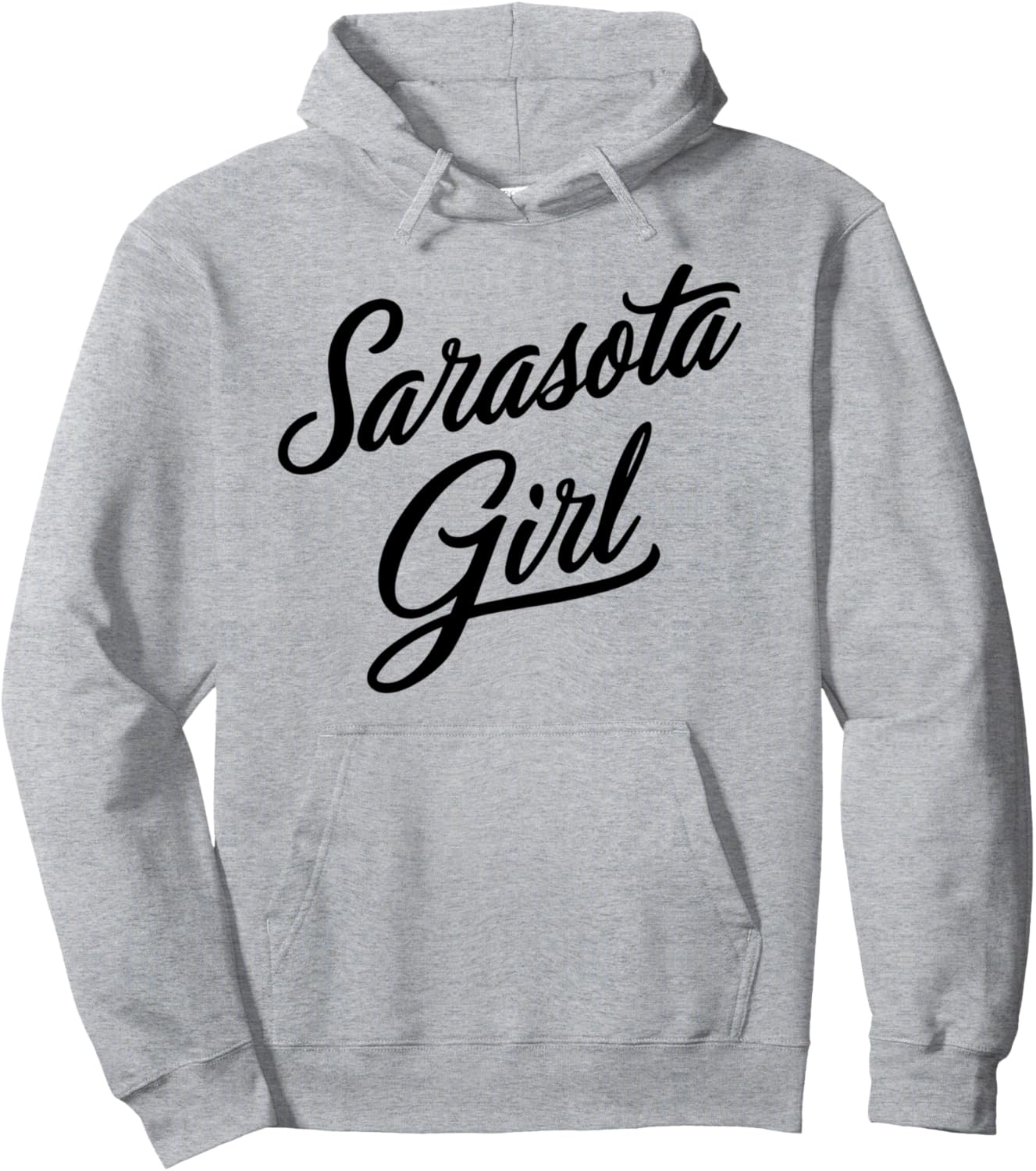 

Худи Sarasota Girl Florida Tampa Retro Cute St. Petersburg 727 Fantastic Florida Apaprel, серый