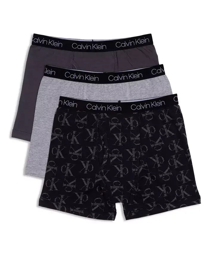 

Боксеры Big Boys Stretch, 3 шт Calvin Klein, мультиколор
