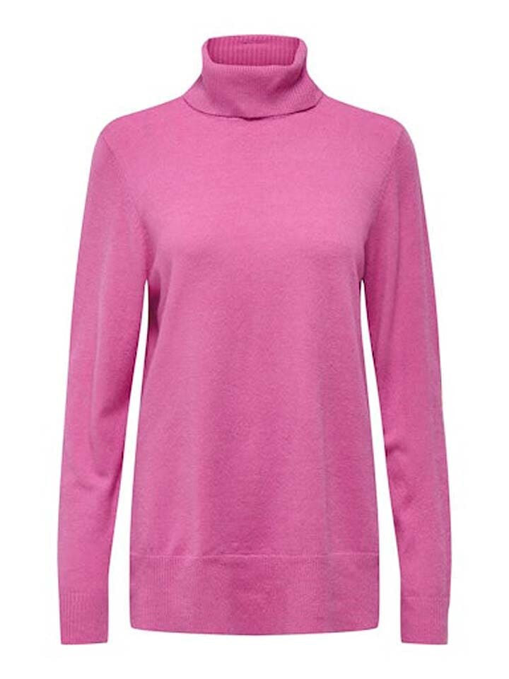 

Пуловер ONLY Rollkragenpullover, розовый