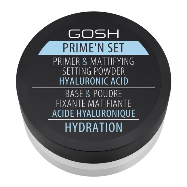 

Prime'N set основа под макияж - рассыпчатая матовая пудра Gosh, 7 гр