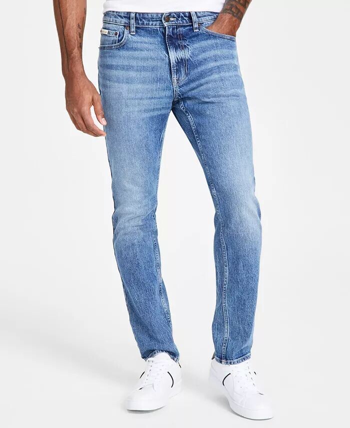 

Мужские зауженные джинсы стрейч Calvin Klein, синий