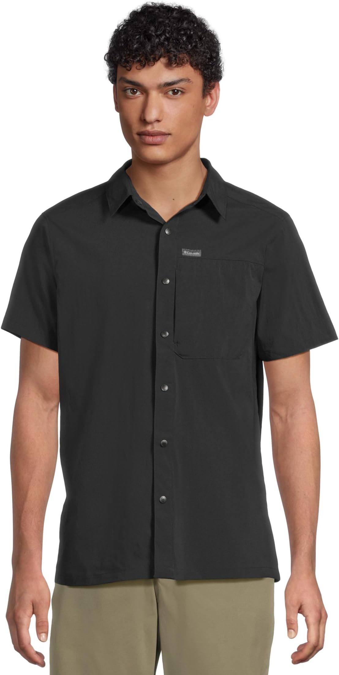 

Рубашка Columbia Sage Peak Woven Short Sleeve Shirt, черный