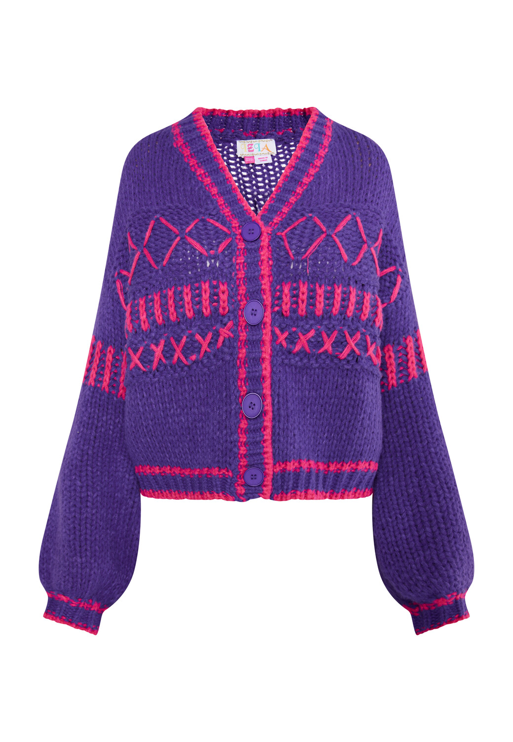 

Толстовка IZIA Cardigan, цвет Lila Pink