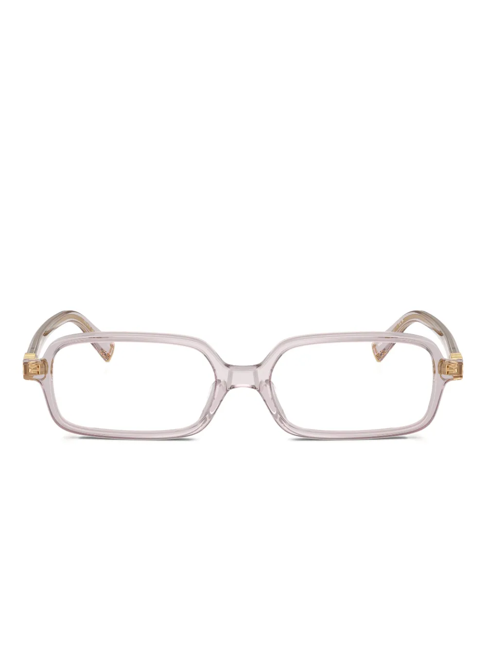 

Очки в прямоугольной оправе Miu Miu, серый