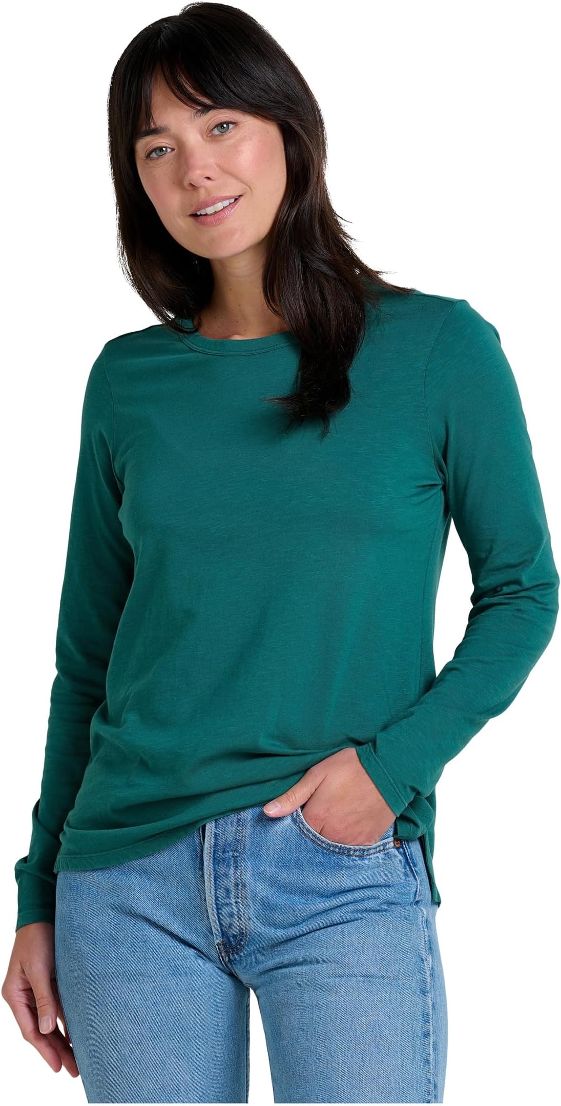 

Лонгслив Toad&Co Primo Long Sleeve Crew, цвет Jasper