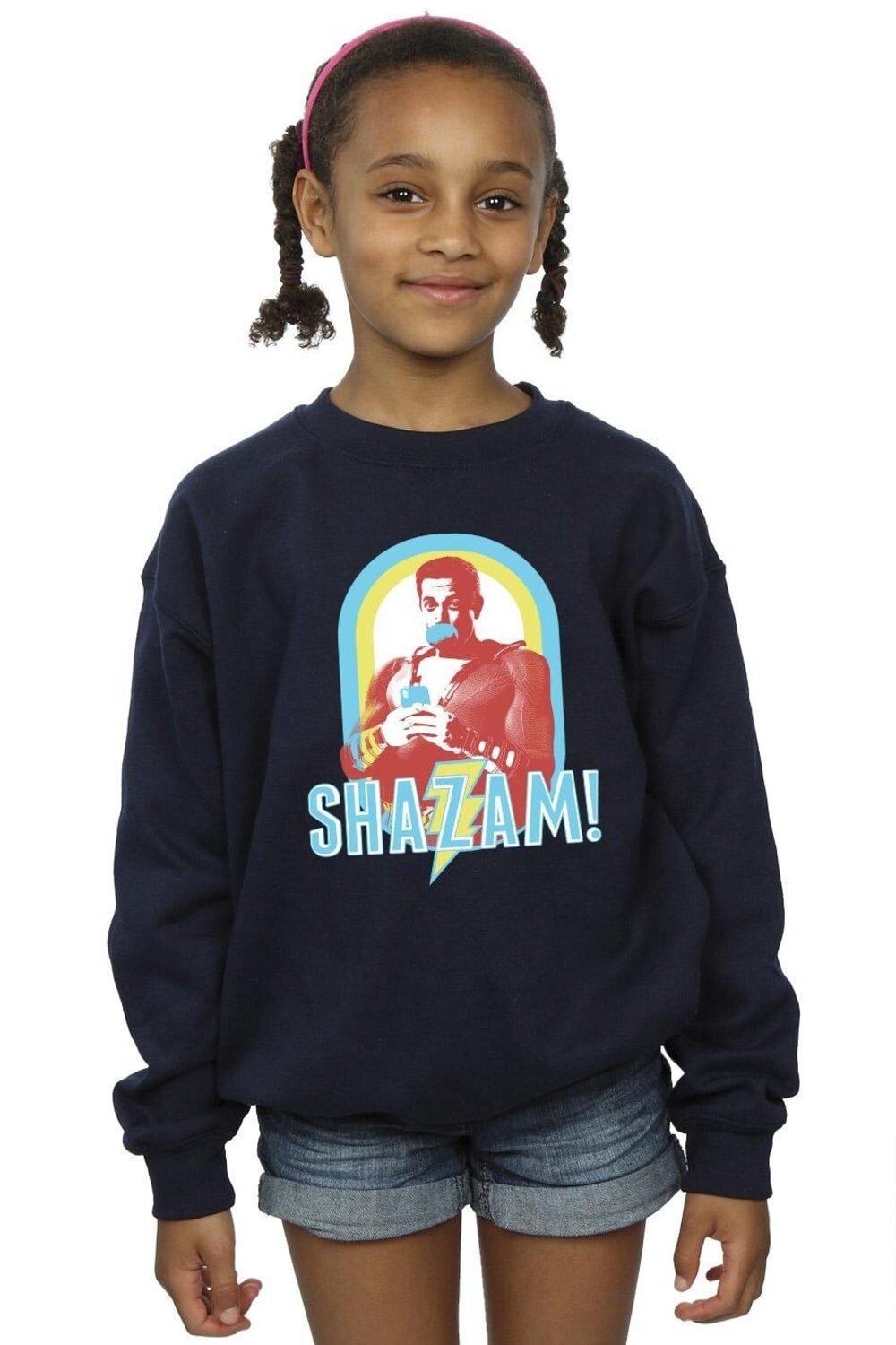 

Толстовка Shazam Buble Gum Frame DC Comics, темно-синий
