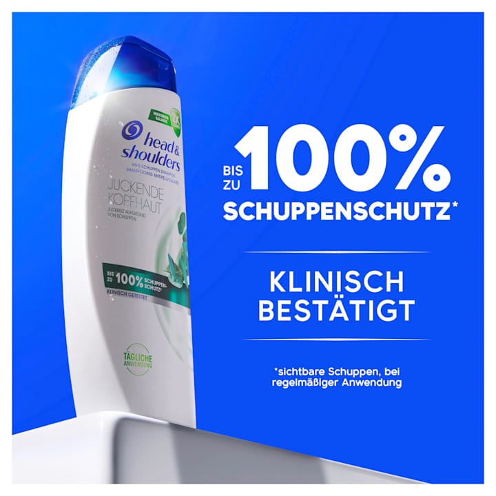 Шампунь head&shoulders Shampoo Anti-Schuppen bei juckender Kopfhaut, 500 ml — фото 3