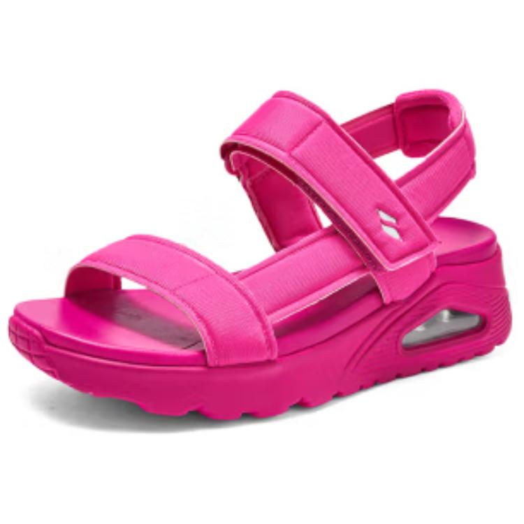 Сандалии пляжные Uno женские Red Skechers, персиково-розовый/розовый — фото 3
